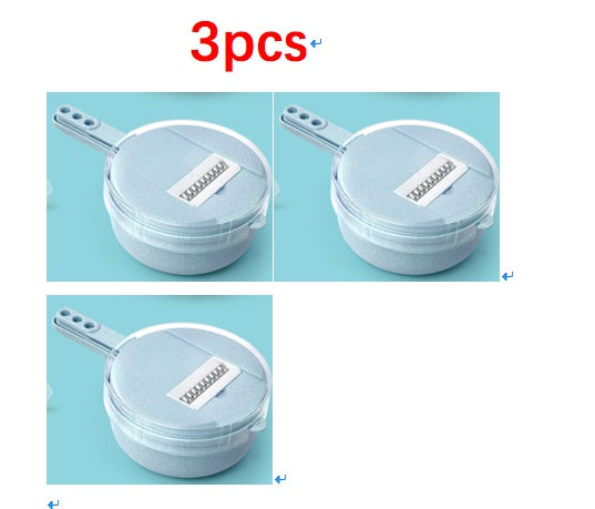 8-in-1 Vegetable Slicer & Grater Set β Multifunctional Mandoline Cutter with Strainer & Peeler