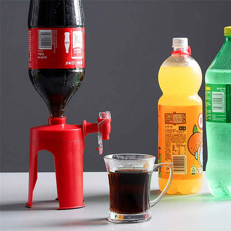 Upside-Down Beverage Dispenser – Soda & Water Bottle Pouring Gadget for Home, Party & Bar