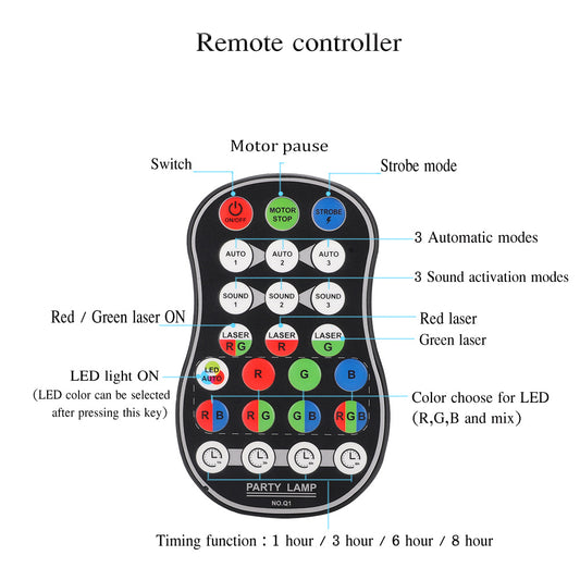 Laser Light Wireless Bluetooth Speaker