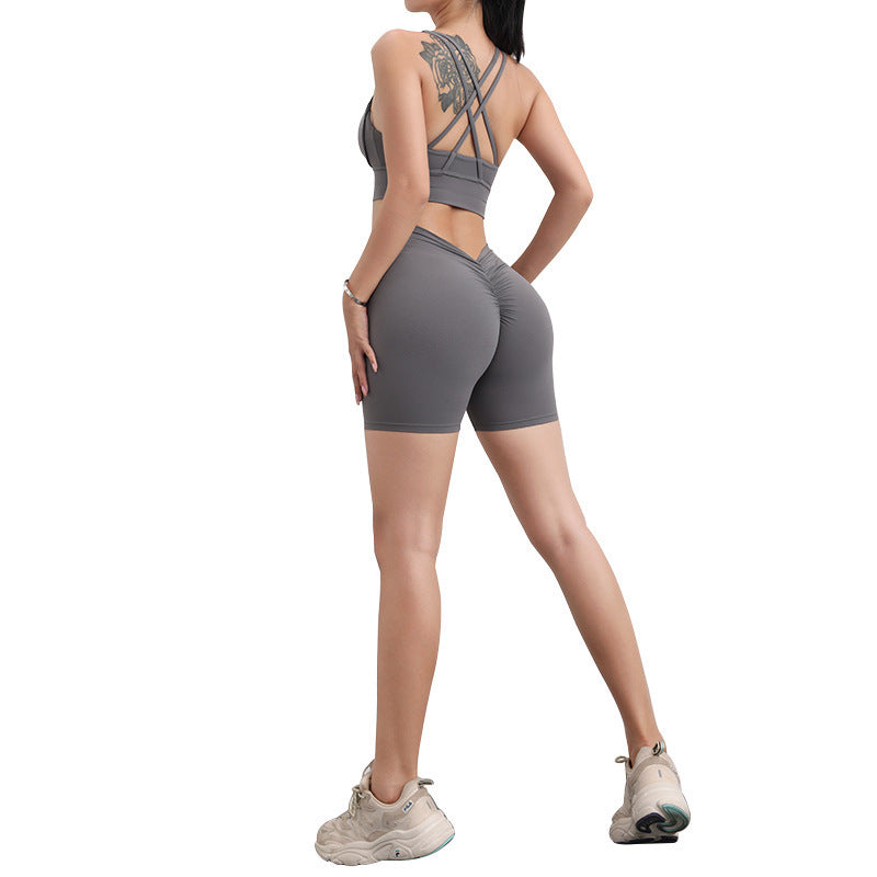 Peach-Lift Nude Feel Workout Leggings – Seamless Hip-Lifting 3D Sculpt Pants for Women