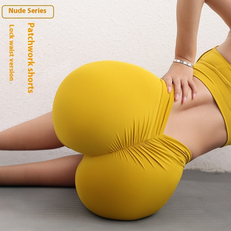 Peach-Lift Nude Feel Workout Leggings – Seamless Hip-Lifting 3D Sculpt Pants for Women