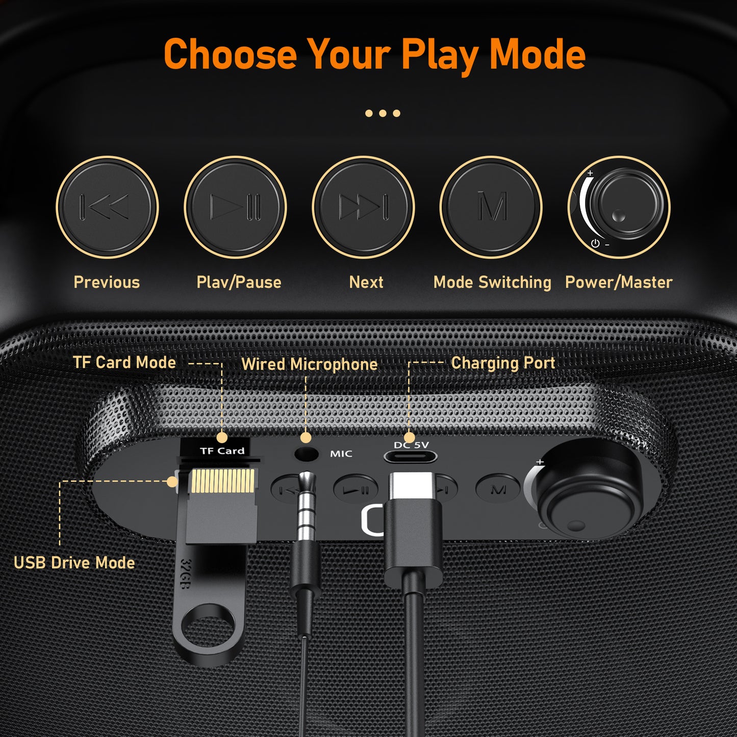 JYX D50 Karaoke Machine—your adult-targeted karaoke speaker with Bluetooth and microphone: