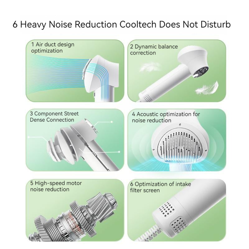 Smart Silent Pet Hair Dryer & Comb – Groom Like a Pro at Home!