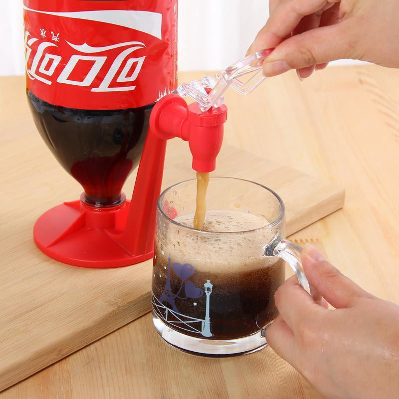Upside-Down Beverage Dispenser – Soda & Water Bottle Pouring Gadget for Home, Party & Bar