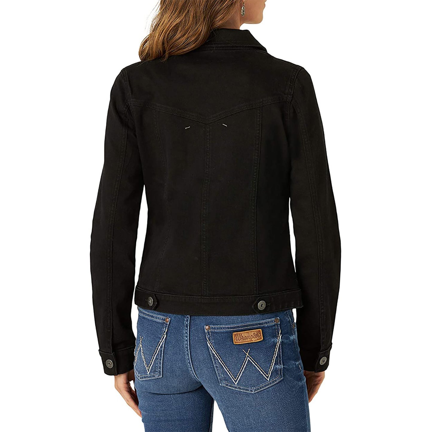 Classic Slim Denim Jacket for Women – Fitted Jean Coat for Casual Everyday Style  🛒 Shopify Product Description: