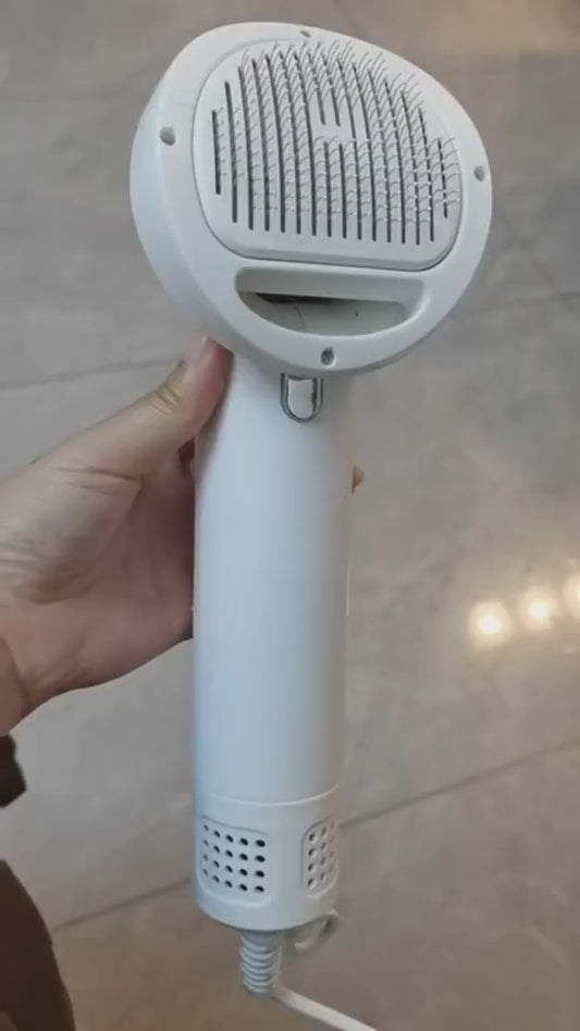 Smart Silent Pet Hair Dryer & Comb – Groom Like a Pro at Home!