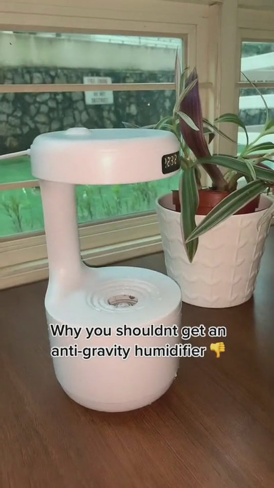 Levitating Anti-Gravity Cool Mist Humidifier – Silent Home Fogger & Fatigue Reliever